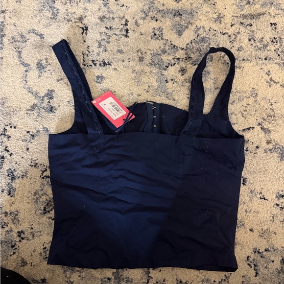 Edikted Navy Tank Top - Picture 3 of 3